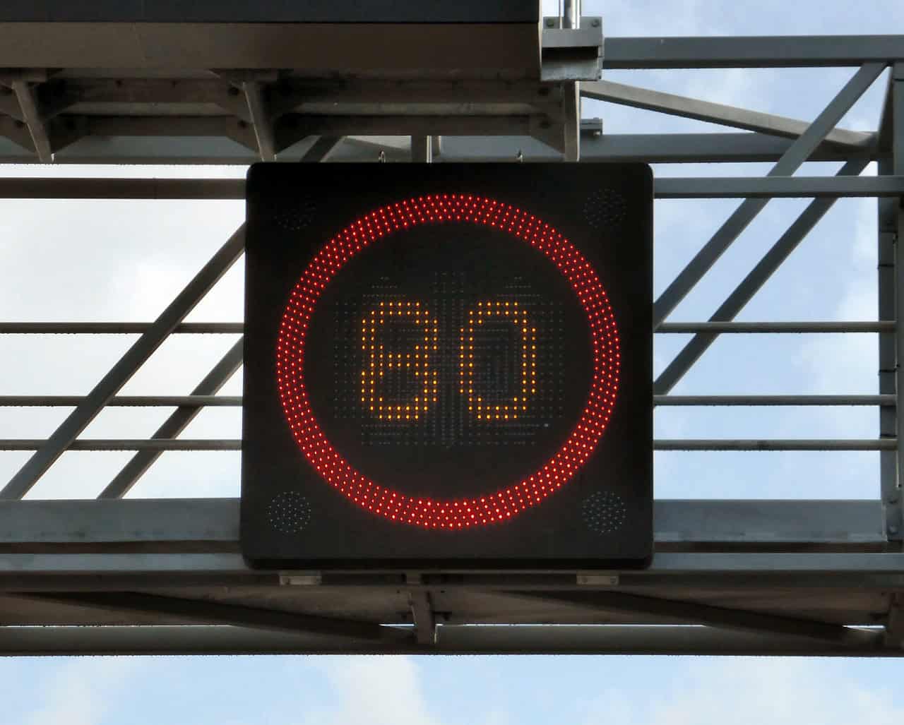 Illuminated Speed Limit Signs